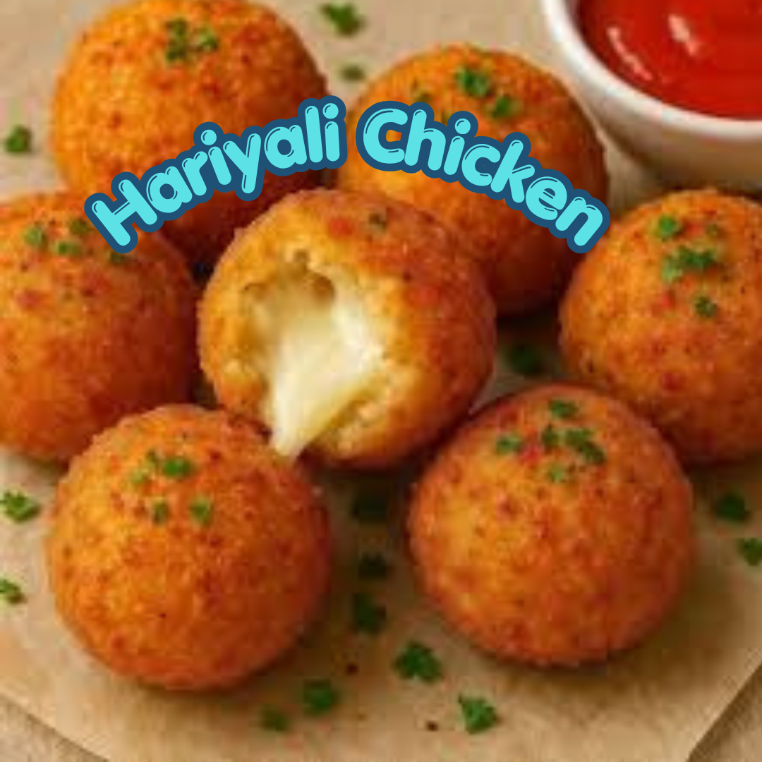 Hariyali Chicken Cheese Balls 1 DOZEN