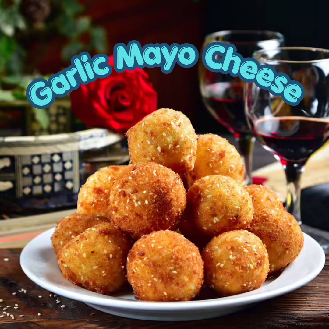 Garlic Mayo Cheese Balls.. 1 DOZEN