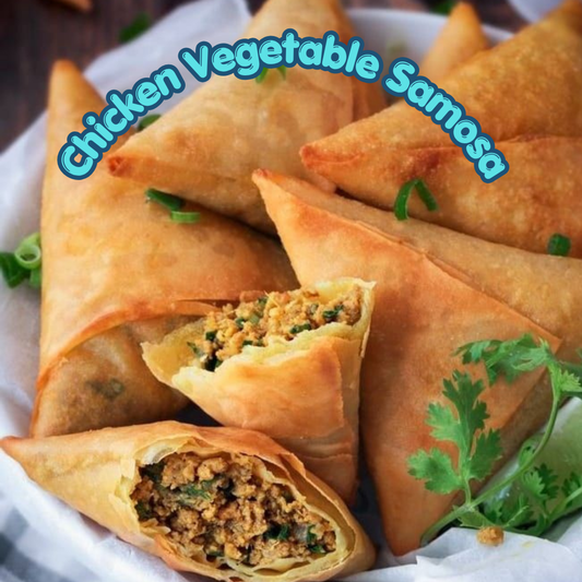 Chicken Vegetable Samosa 12 Pcs