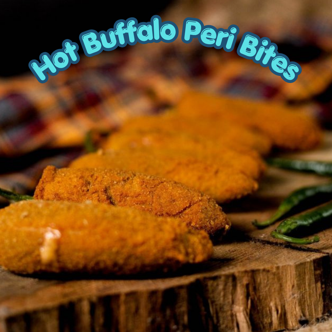 Hot Buffalo Peri Bites 1 DOZEN