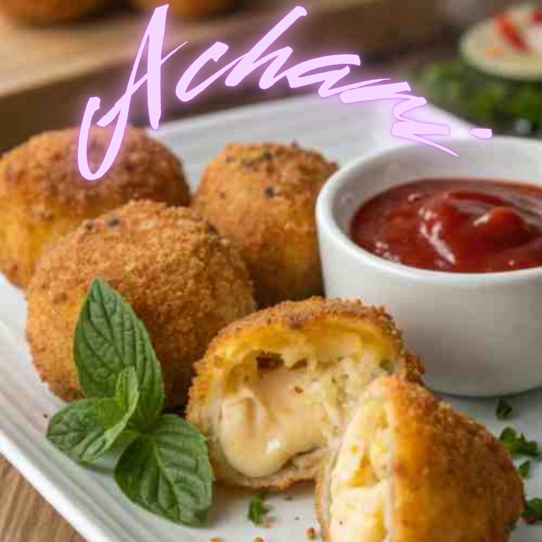 Achari Chicken Cheese Balls 1 DOZEN